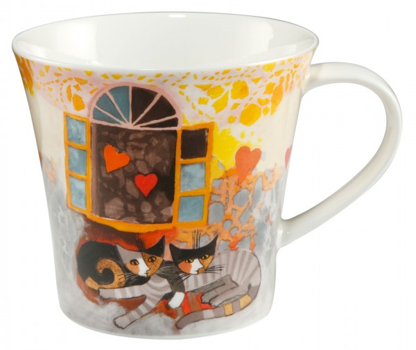 Goebel Amoroso Mug Tasse Rosina Wachtmeister Katze Teetasse Kaffeetasse