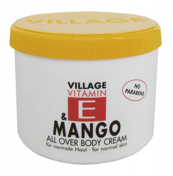 Village 9506-18 Mango Body Cream 500ml mit Vitamin E 9506-18 Feuchtigkeitscreme