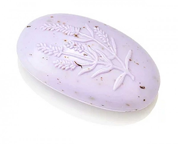 Ovis Schafmilchseife in Ovaler Form mit Scheabutter, Mandelöl , Düfte:Lavendel
