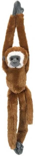 Wild Republic 15259 - Hanging Monkey Gibbon Plüsch-Affe, 51 cm
