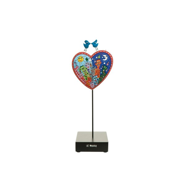 James Rizzi Goebel Skulptur Love in the Heart of City Figur Bunt 26101541