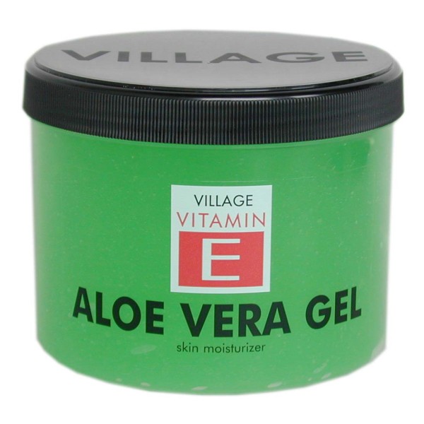 Village 9509-01 Aloe Vera Body Gel kühlend mit Vitamin E, 1er Pack (1 x 500 ml)
