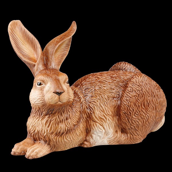 Figur Hase - "Adelais" Goebel Ostern Figur Osterhase, Porzellan, weiß, 24x14x16 cm