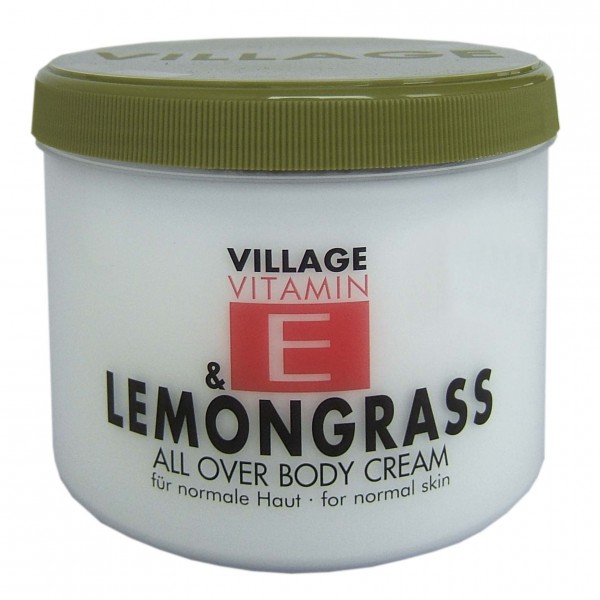 Village Vitamin E & Lemongrass All Over Body Cream, 500 ml 9506-20 Feuchtigkeitscreme