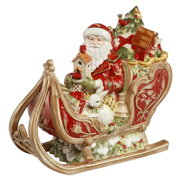 Dose - Santa auf Schlitten, Rot