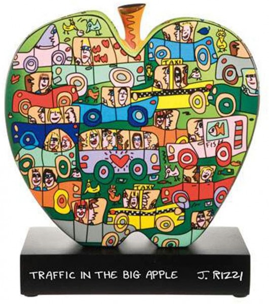 Goebel Traffic in The Big Apple - Figur Pop Art James Rizzi Bunt Porzellan 26102301